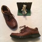 Clarks Structured Unbend Brown Leather Lace Up Casual Oxfords Size 11M