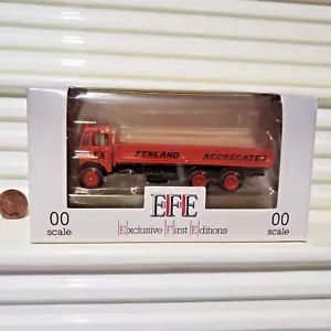 EFE EXCLUSIVE First Editions FENLAND AGGREGATES 1/76 AEC Mammoth Dropside Lorry - Picture 1 of 5