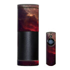 Skin Decal Vinyl Wrap for Amazon Echo Device / Red Galactic Nebula