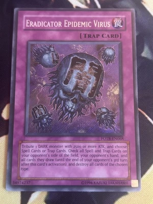 Yugioh: Eradicator Epidemic Virus - FOTB-EN068 - Secret Rare - Unlimited - LP - Image 1 of 4