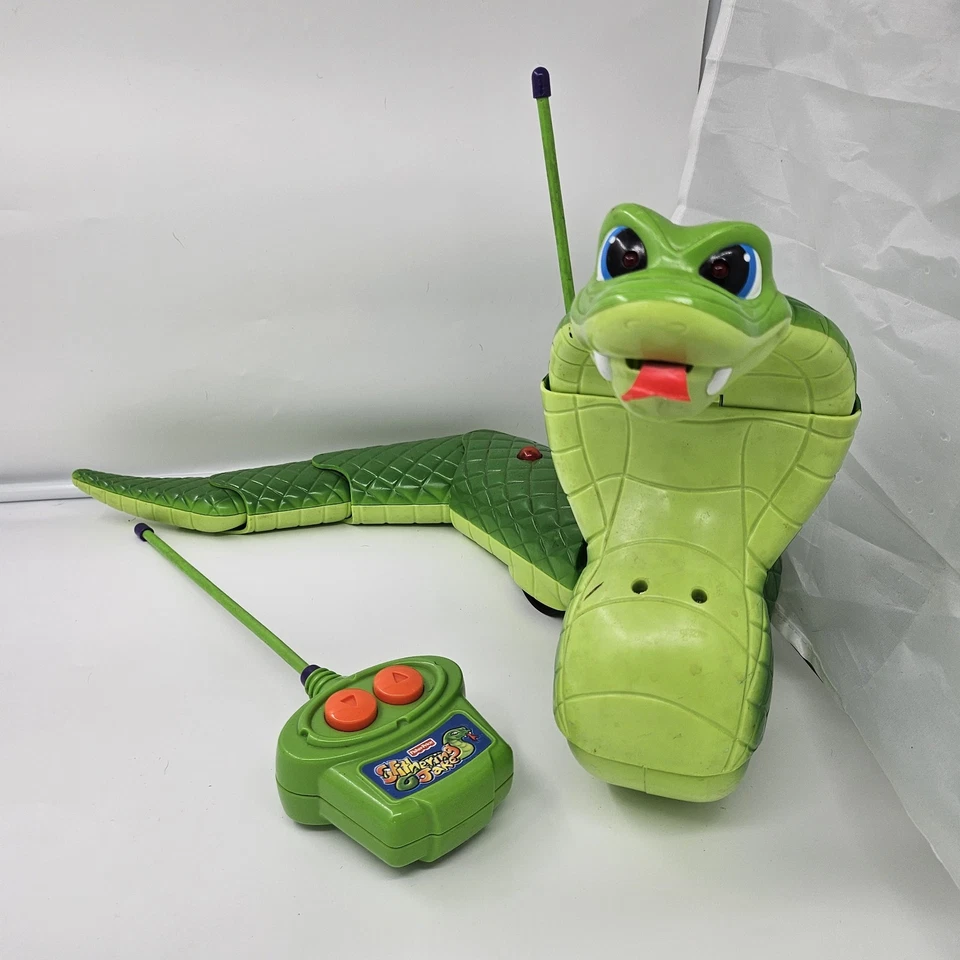 老式 Fisher Price Slithering Snake 遥控器遥控玩具 — 第 1/4 张图片