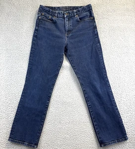 Women's Ralph Lauren Signature Classic Cut Blue Denim Jeans Women’s Size 30x27 - Picture 1 of 12