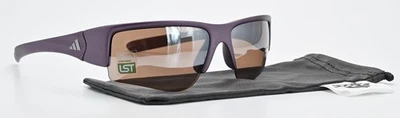 Óculos de sol ADIDAS A400 00 6053 envoltório LST contraste golfe meia armação roxo claro RX - Imagem 1 de 4