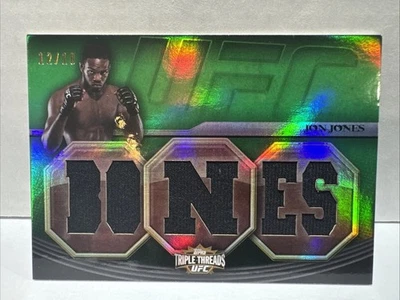 Jon Jones 2010 Knockout Triple Threads 12/18 UFC - 1928 - Image 1 of 2