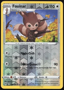 Carte Pokémon Fouinar 136/189 Reverse Ténèbres Embrasées Français - Picture 1 of 2