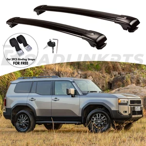 2PCS Crossbar Fit for Toyota Land Cruiser Prado LC250 J250 2024 2025 Lockable - Picture 1 of 14