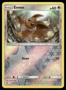 Pokemon Tcg Eevee [Reverse Holo] #49 Pokemon Hidden Fates NM - Picture 1 of 2