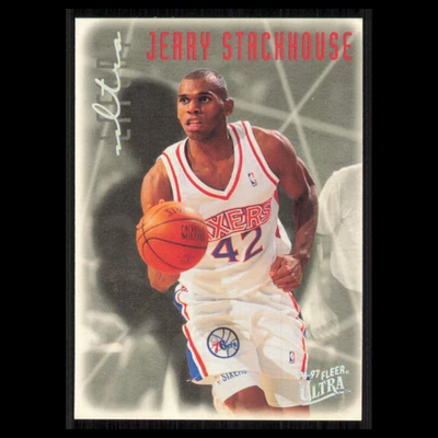 Jerry Stackhouse #146 1996 Fleer Ultra Philadelphia 76ers Basketball Card NBA NM - Image 1 of 3