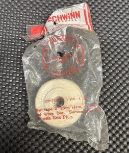 NOS NIB SCHWINN FLEXON LENKERBAND - WEISS - Bild 1 von 2