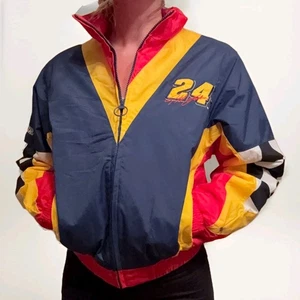 VTG Jeff Gordon #24 NASCAR Racing Jacket Fits Womens Small -Youth Size 12/14 - Picture 1 of 12
