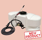 25 Gallon Spot Sprayer Adjustable Nozzle 12V Diaphragm Pump & Hose Lawn Garden