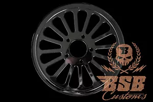 Poulie DNA FAT SPOKE 66 Z.1" Harley Davidson SOFTAIL DELUXE HERITAGE (Noir) - Bild 1 von 3