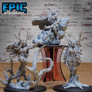 Epic Miniatures 28mm - Treant Female Dungeons and Dragons DnD Miniature - Picture 1 of 8