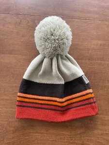 Gorro de esquí de lana a rayas vintage Itchnomo by Swing West con pompón - Imagen 1 de 4