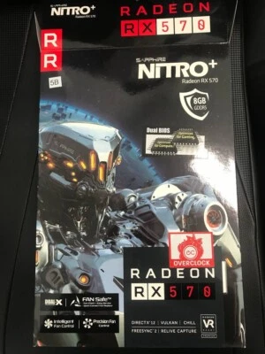 Sapphire RADEON RX 570 8GB GDDR5 NITRO+ Radeon RX 570 8GB GDDR5 - graphics cards - Immagine 1 di 4