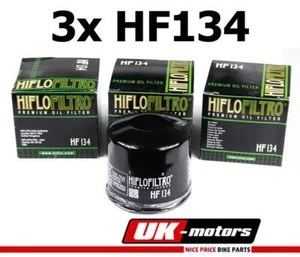 3x Hiflo Filtro Aceite Filtro HF134 para Suzuki Gsx-R 750 R Special Ed - Imagen 1 de 1