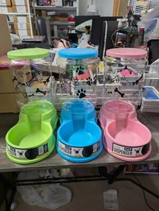 Pet Dog Food Feeder Dispenser Automatic Bowl for Dogs Cats, BPA-Free - Picture 1 of 5