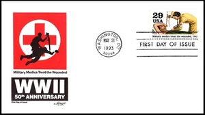 2765b 1993 Zweiter Weltkrieg - Militärärzte, Kunstmeister Siegel, UA, OF. - Bild 1 von 4