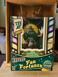 M&M’s Madame Green Fun Fortunes Teller Candy Dispenser In Box Limited Edition - Picture 1 of 6