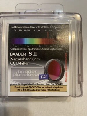 Baader S II Narrowband 8mm CCD- Filter - Image 1 of 4