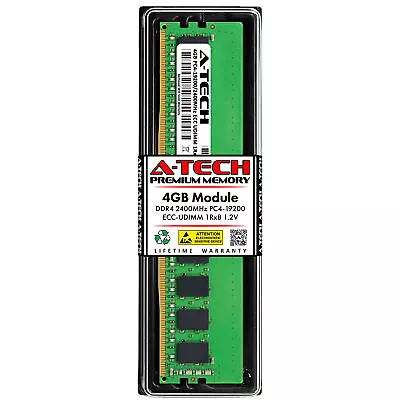 4GB PC4-19200 ECC UDIMM (Fujitsu S26361-F3909-E614 Equivalent) Server Memory RAM - Image 1 of 4