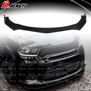 For Dodge Durango 2017-2021 Grand Cherokees SRT Painted Black Front Splitter Lip - Picture 1 of 7