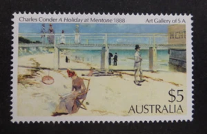 Australia 1984 - $5.00 Charles Conder - A Holiday at Mentone (MNH) - Picture 1 of 1