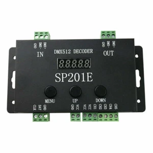 SP201E DMX512 auf SPI Controller Decoder DC5V-24V für WS2811 WS281B LED Streifen - Picture 1 of 7