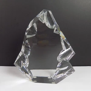 Baccarat Blocco Trofeo Menhir Cristallo Grande 7,75" Alto - Foto 1 di 7