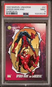 PSA 9 Marvel Universe 1992 #97 Spider-Man e Daredevil Team-Ups - Foto 1 di 2