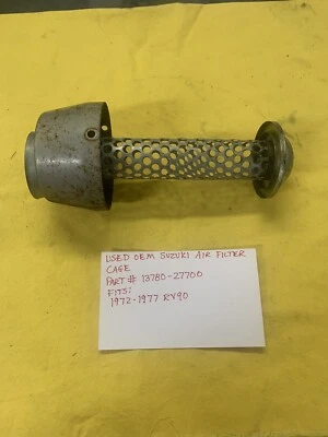 Jaula de filtro de aire usada OEM Suzuki (13780-27700) 1972-1977 RV90, RV 90 ROVER Ahrma Foto 1 de 4