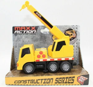 Maxx Action Crane Construction Series Truck w/ Lights & Sound Rev Motor 5" - Picture 1 of 7