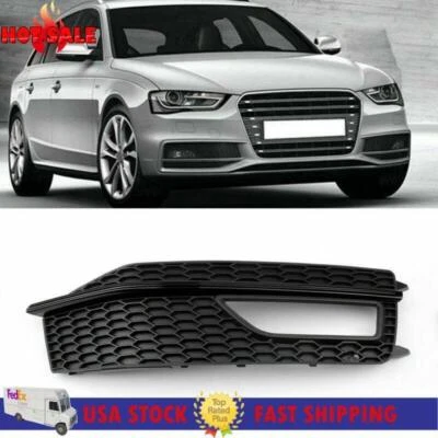 Right Bumper Fog Light Lamp Cover Grille Grill Fit Audi A4 S-line S4 2013-2015 Foto 1 de 4