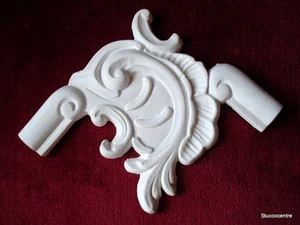 Stucco schönes Eckdekor 102-501 links Deckenspiegel Stuck  verspielt - Bild 1 von 1