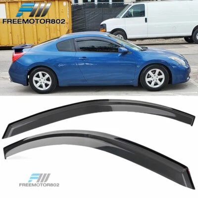 Fit 08-13 Nissan Altima D32 Coupe Window Visors Rain Sun Guard Deflector - Image 1 of 4