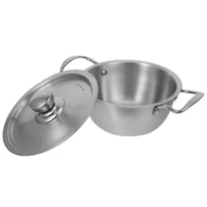 Korean Ramen Noodle Pot Stainless Steel Instant Noodles Pot With Dual Handles - Picture 1 of 12