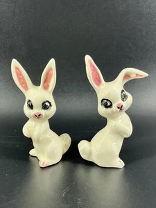 Vtg Porcelain Bunny Rabbits  - Picture 1 of 8