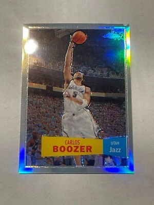 2007-08 Topps Chrome 1957-58 Variations Refractors #64 Carlos Boozer /999 - Image 1 of 3