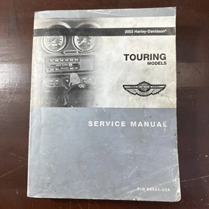 99483-03A OEM factory 2003 Harley Davidson Touring Service Manual-Fast Shipping - Picture 1 of 8