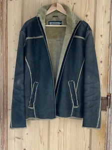ALDO Vintage Kunstlederjacke Kunstfellfutter - Bild 1 von 12
