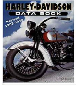 Harley-Davidson Motorcycle Data Book Revised 1903-1939  ~396 pgs~ NEW!  - Picture 1 of 1