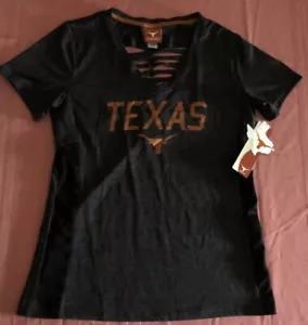University Of Texas Longhorns Baby Doll Shirt Ladies Medium Open Back Women NCAA - Picture 1 of 2