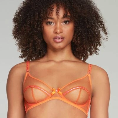 Sujetador Agent Provocateur Pollie naranja 32D nuevo con etiquetas Foto 1 de 4