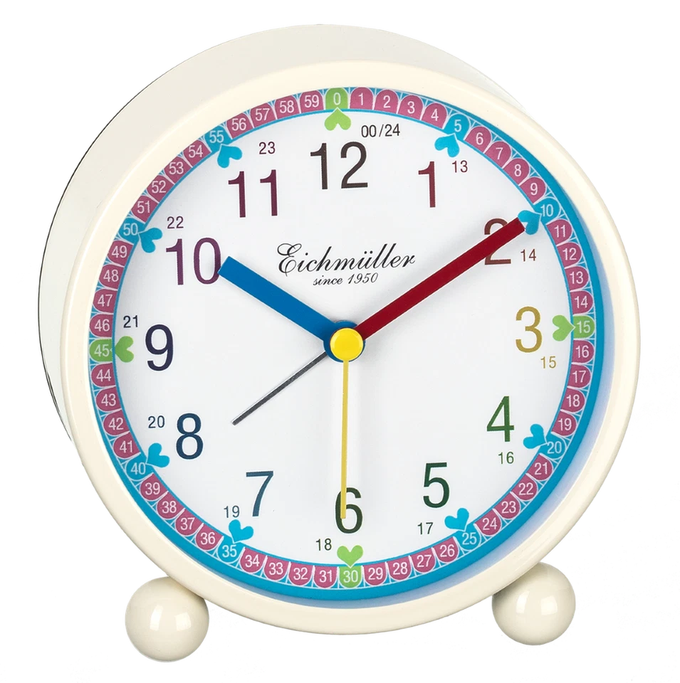 Eichmüller Despertador Mecanismo de Cuarzo Repetición de Alarma Beige Plástico - Imagen 1 de 1