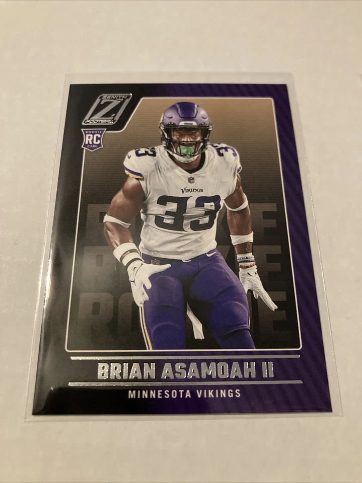 2022 Zenith Football #171 Brian Asamoah II Rc Vikings - Image 1 of 1