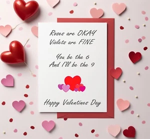 Tarjeta divertida del día de San Valentín tarjeta grosera para novio novia esposo esposa BCR005 - Imagen 1 de 3