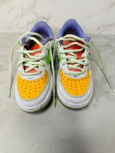 Nike Air Force 1 LV8 GS Shoes White Space Purple Style FD1036-100 Size 11C - Picture 1 of 20