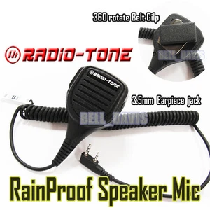 Professional Rain Proof Speaker Mic For BAOFENG NEW UV-5R 41-23k - Picture 1 of 1