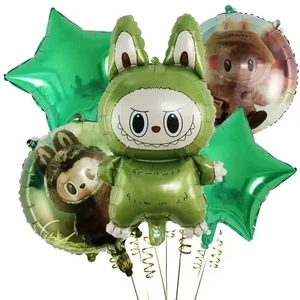 5 Pcs Set Happy For Birthday Party Foil Balloons 18-Inch Ships Free From Florida - Picture 1 of 3