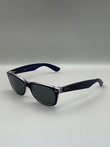 Ray-Ban New Wayfarer Occhiali da Vista Uomo Taglia 52 RB2132 6053/71 Blu Italia - Foto 1 di 11